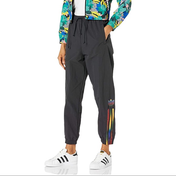 adidas Pants - ADIDAS Originals Women's Sonic Trefoil Track Pants, Small, Black